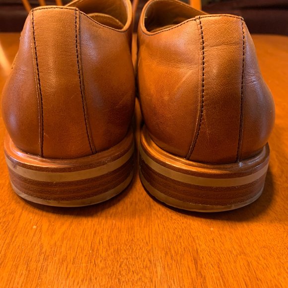 Warfield & Grand "James" Brown Leather Double Monk Strap Slip On Men's 10-M NICE - Picture 8 of 13